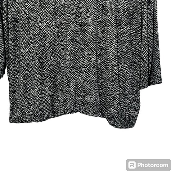 Michael‎ Michael Kors Y2k 2000s Long Sleeve Blouse Animal Print - Picture 2 of 6